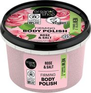 Organic Shop Tělový peeling Růže a sůl 250 ml