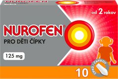 Nurofen pro děti 125 mg čípky