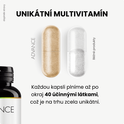 ADVANCE Multi40 pro muže - multivitamín 90 kapslí