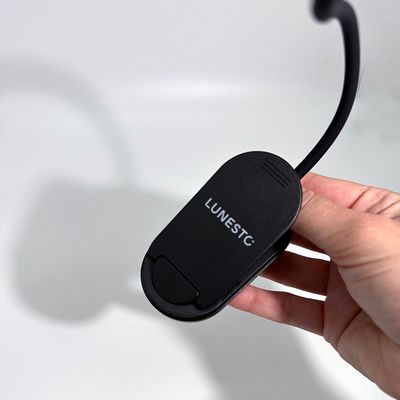 Lunesto LED Lampička na čtení bez modré složky s CLIP-ONEM černá