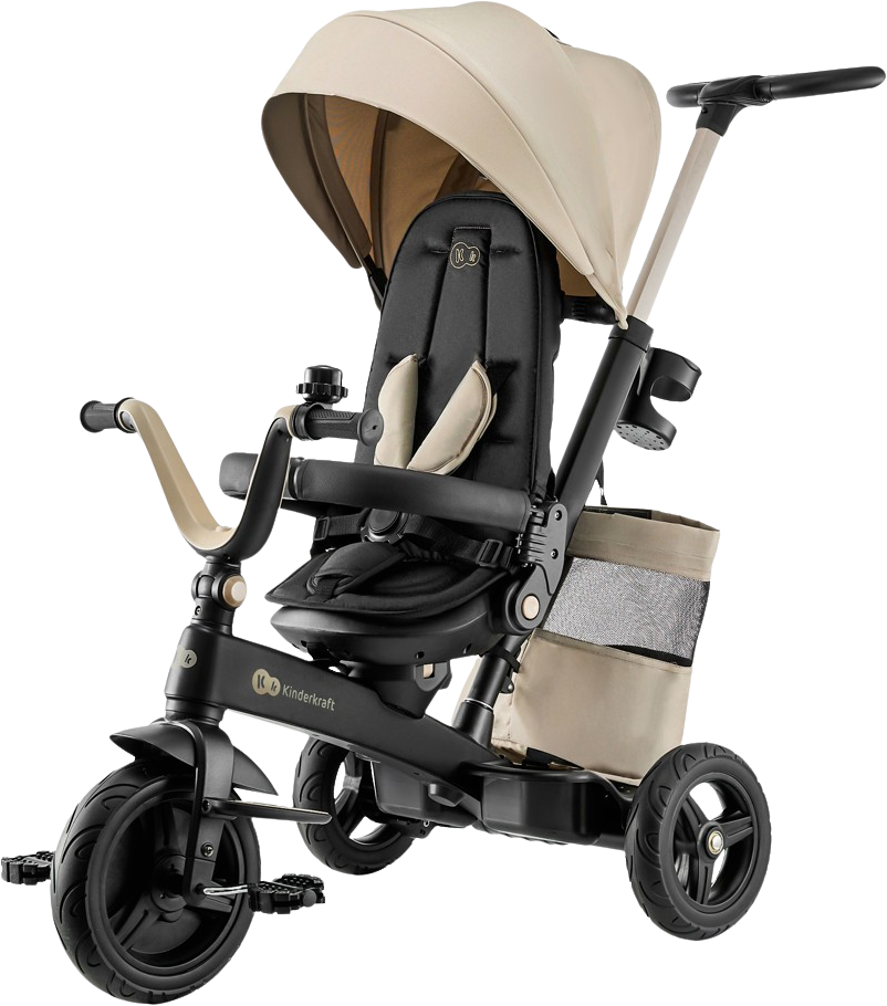 Kinderkraft Dětská tříkolka Easytwist Beige