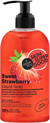Organic Shop Tekuté mýdlo - Sladká jahoda 500 ml