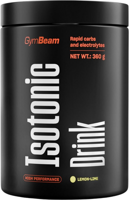 GymBeam Isotonický nápoj citrón limetka 360 g