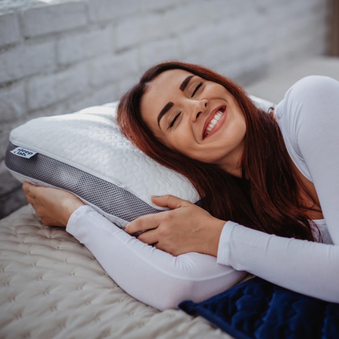 SleepLab Paměťový polštář 58 cm