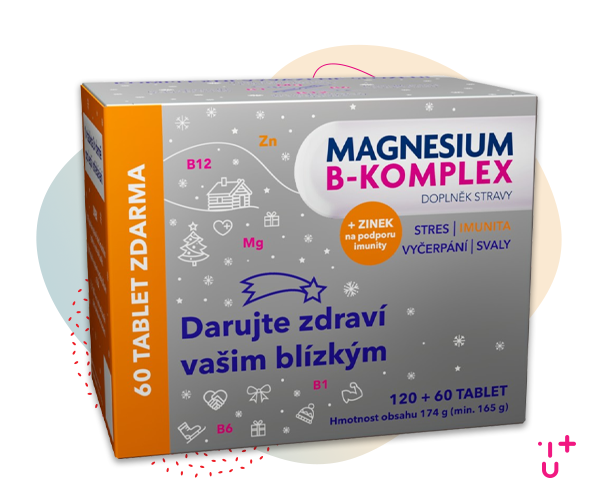 Glenmark Magnesium B-komplex Dárkový balíček 180 tablet