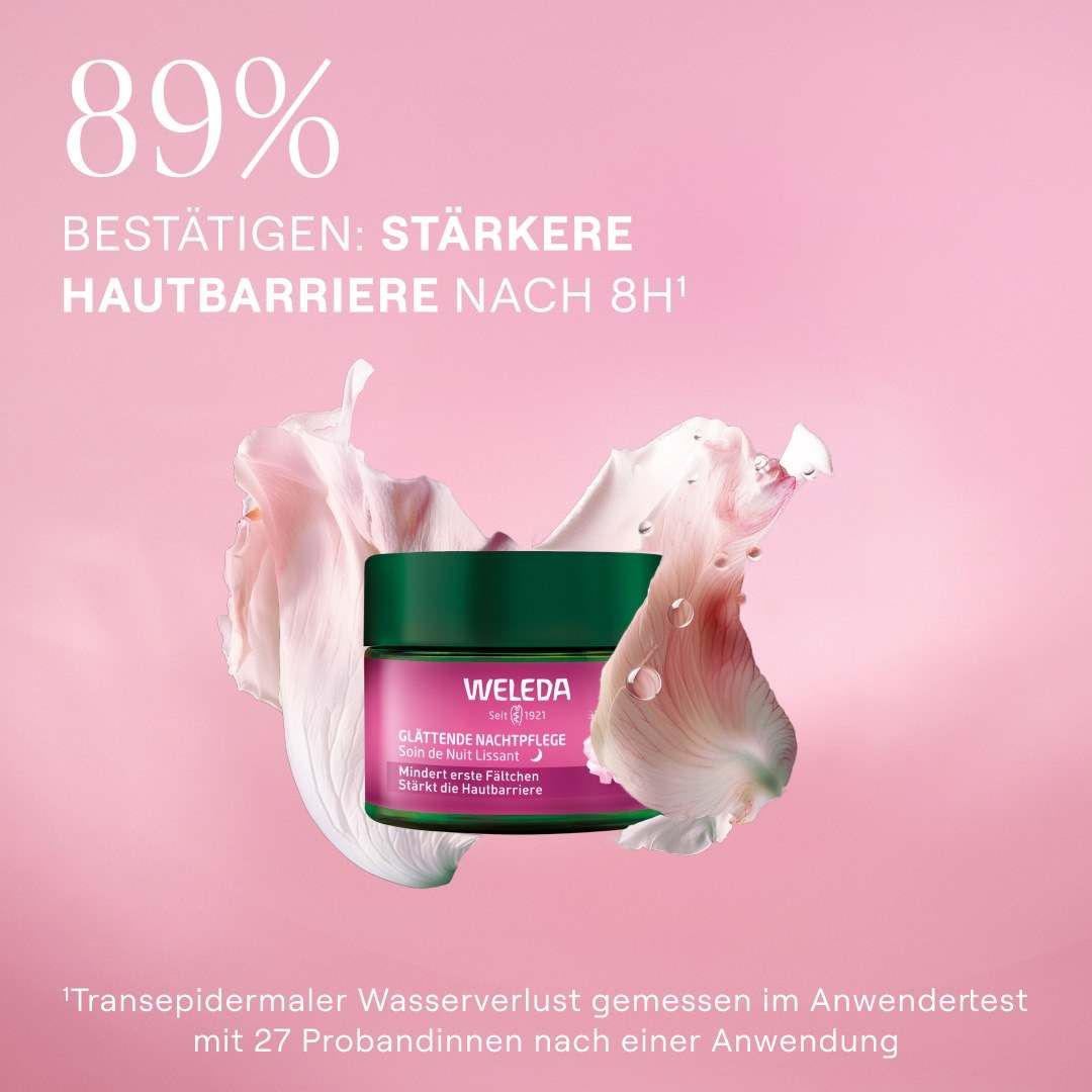 Weleda rozjasňující noční krém Divoká růže a bílý čaj 40 ml