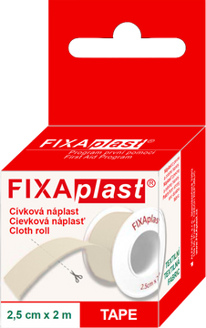 Fixaplast TAPE cívková náplast 2.5cm x 2m