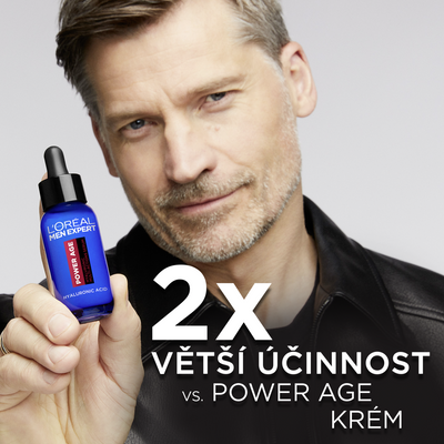 L'Oréal Paris Men Expert Power Age Multifunkční sérum s kyselinou hyaluronovou, 30 ml