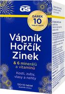 GS Vápník, hořčík, zinek 140 tablety