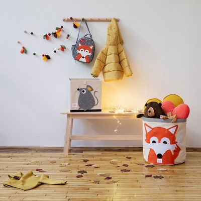 3 Sprouts Taška na svačinu Fox Orange Gray