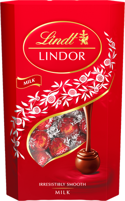 Lindt LINDOR čokoládové mléčné pralinky 600 g