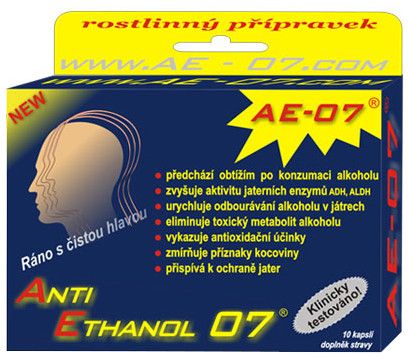 Anti Ethanol 07 AE-07 10 kapslí