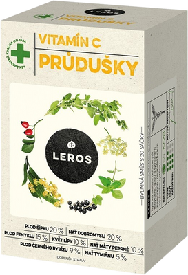 Leros Vitamín C průdušky 20 x 1.5 g