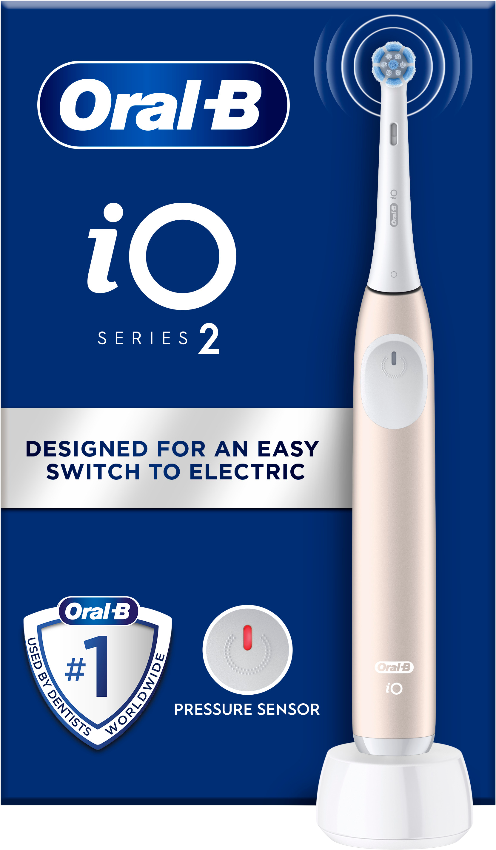 Oral-B iO 2 Elektrický zubní kartáček, světle růžový