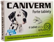 Caniverm forte tablety 6 x 0.7g 6 tablet