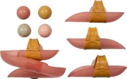 Little Dutch Dráha kuličková do vany Pink 10m+