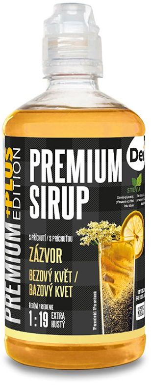 DEI Premium Plus Sirup zázvor bezový květ 485 ml