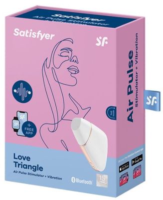 Satisfyer Stimulátor Love Triangle bílý