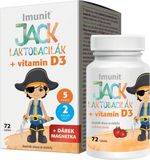 Imunit JACK LAKTOBACILÁK +vitamín D3 72 tablet