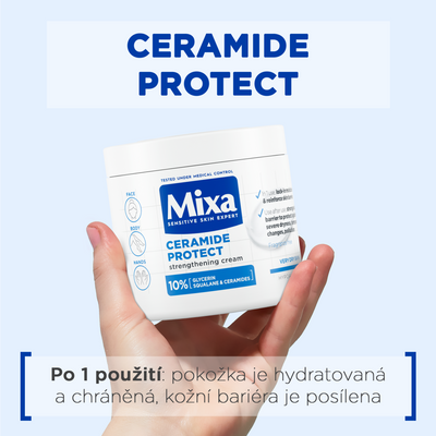Mixa posilující tělová péče pro velmi suchou pokožku, 400 ml