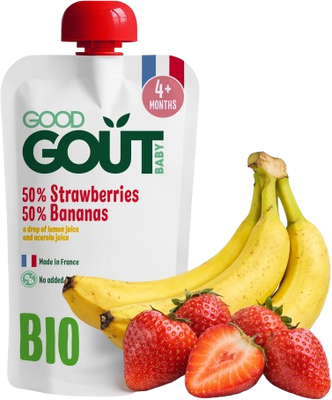 Good Goût BIO Jahoda s banánem 120 g
