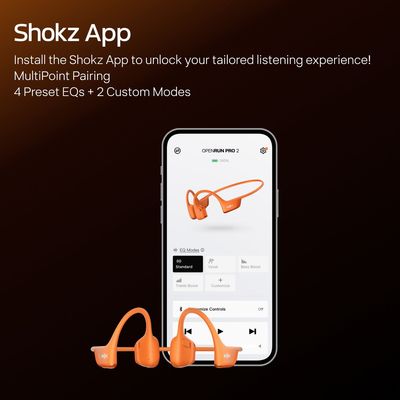SHOKZ OpenRun Pro 2 sluchátka odolná proti vodě - oranžová