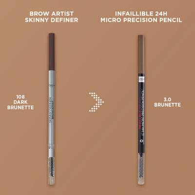 L'Oréal Paris Infaillible Brows 24H Micro Precision Pencil 3.0 Brunette tužka na obočí, 1 g