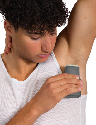 laSaponaria Aplikátor na tuhý deodorant - znovuplnitelný - Šedozelený 43 g