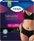 Tena Silhouette Plus Black L inkontinenční kalhotky 10 ks
