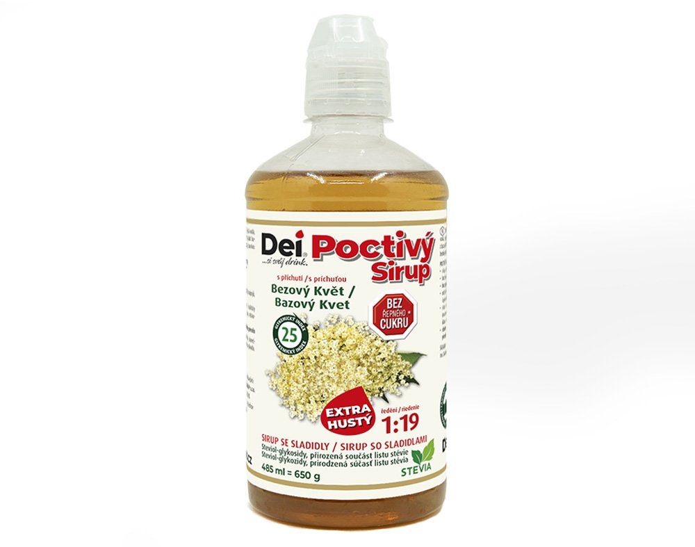 DEI Poctivý Sirup bezový květ 485 ml
