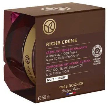 Yves Rocher Noční péče proti vráskám Riche Créme 50 ml
