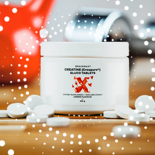 BrainMax Kreatin monohydrát tablety, Citrón