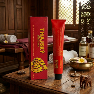 Thai Cream Thai Hot Cream Pure Hřejivý masážní krém 100 g