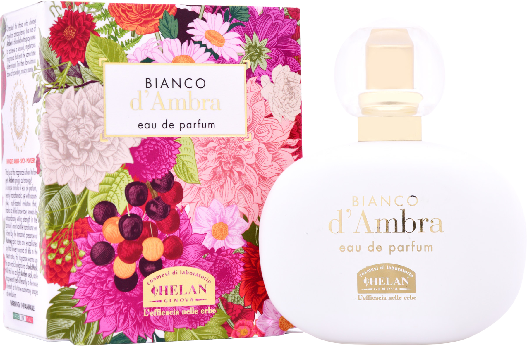 Helan Bianco d' Ambra parfemovaná přírodní voda 50 ml