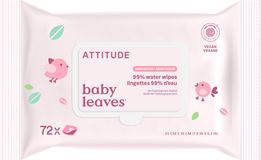 Attitude Vlhčené ubrousky bez vůně 72 ks