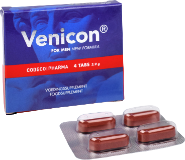 Cobeco Afrodiziakální tablety Venicon Men 4 ks