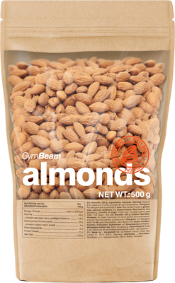 GymBeam Mandle RAW unflavored 500 g