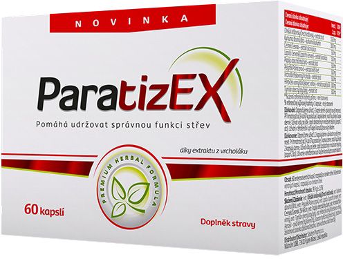 ParatizEX na správnou funkci střev 60 kapslí
