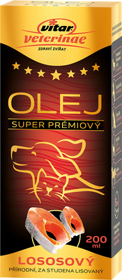 Vitar Veterinae Lososový olej 200 ml
