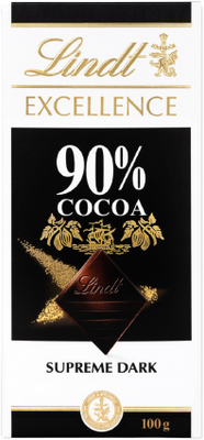 Lindt Excellence 90% hořká čokoláda 100 g