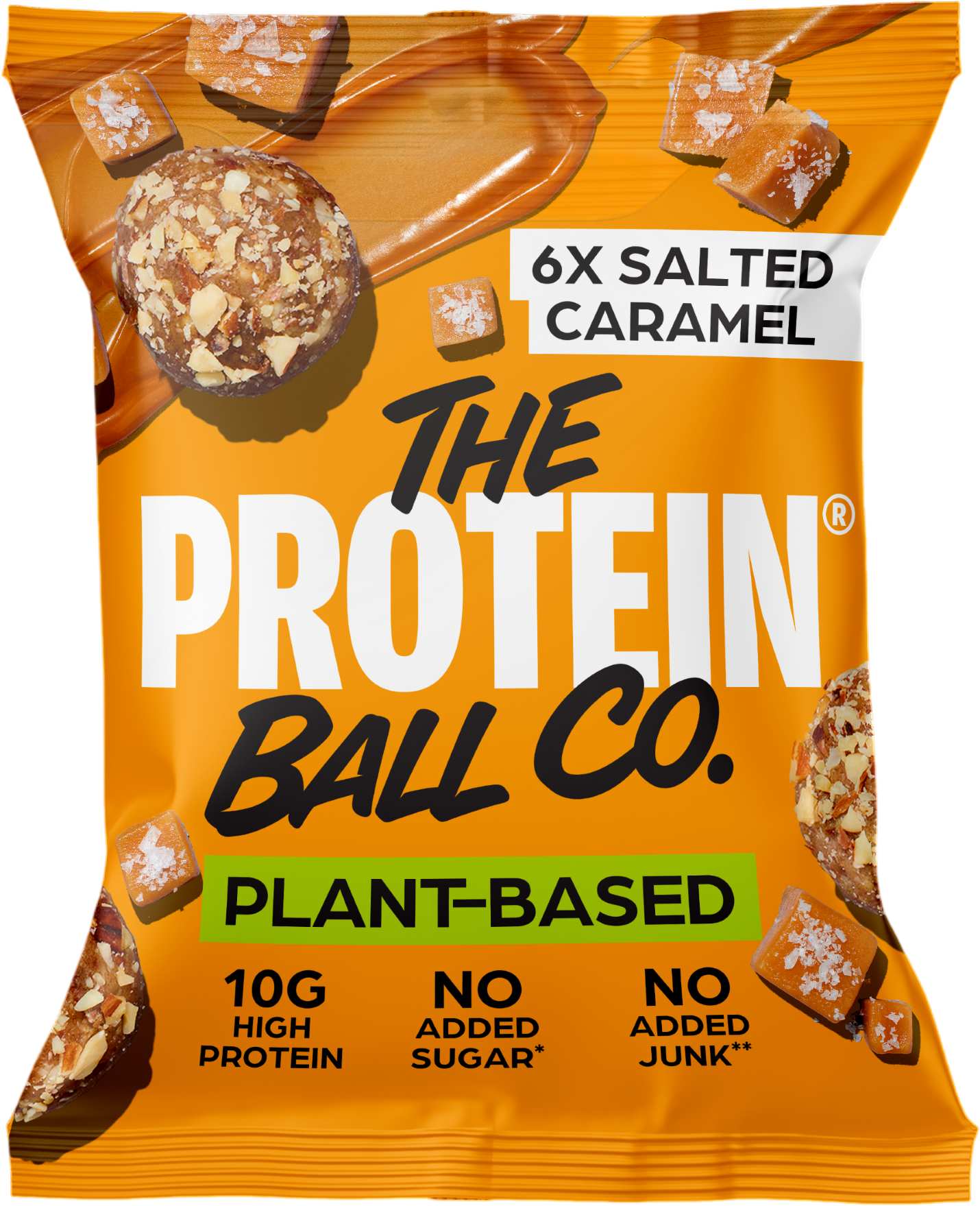 The Protein Ball co. Topnatur PROTEIN kuličky Slaný karamel 6 x 7.5 g