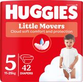 Huggies® Little Movers plenky 5 (11-25 kg) 42 ks
