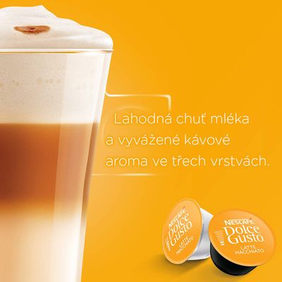 Nescafé Dolce Gusto® Latte Macchiatto kávové kapsle 16 ks