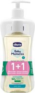 Chicco Mléko tělové s dávkovačem Baby Moments 500 ml + Šampon Baby Moments 200 ml zdarma