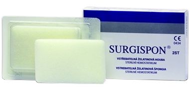 Surgispon Standard 8x5x1cm 2 ks