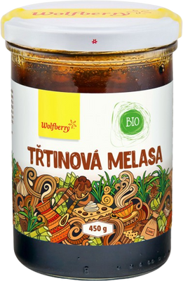 Wolfberry Třtinová melasa BIO 450 g