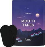 Lunesto Mouth Tapes - pásky na ústa proti chrapání, černá 30 ks