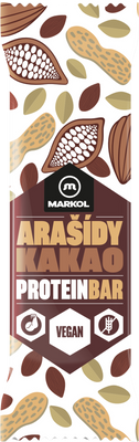 Markol Protein bar Arašídy a kakao 40 g