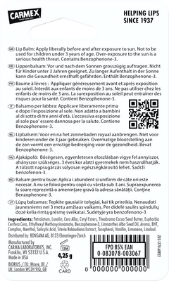 Carmex Balzám na rty hydratační SPF/LSF 15 4 g