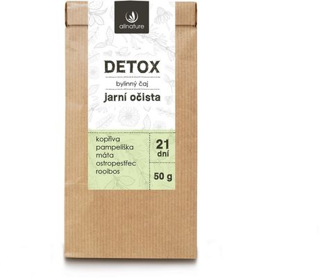 Allnature Detox Bylinný čaj 50 g